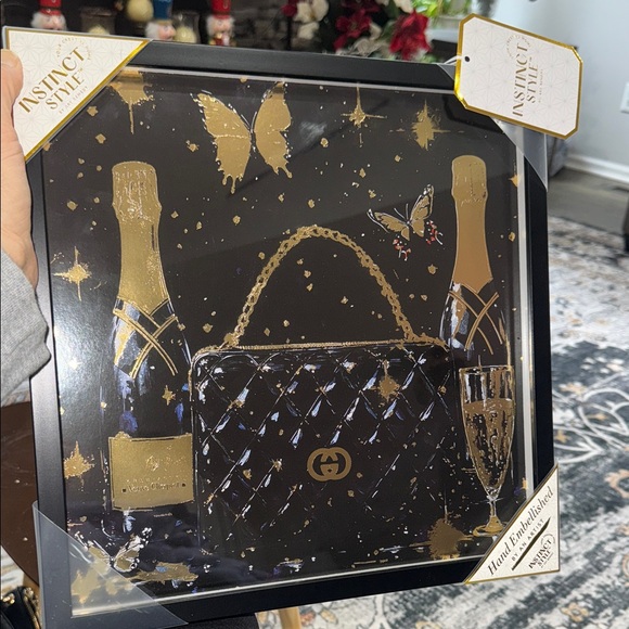 Fashion art wall Other - Hand embellished fashion gloss art wall